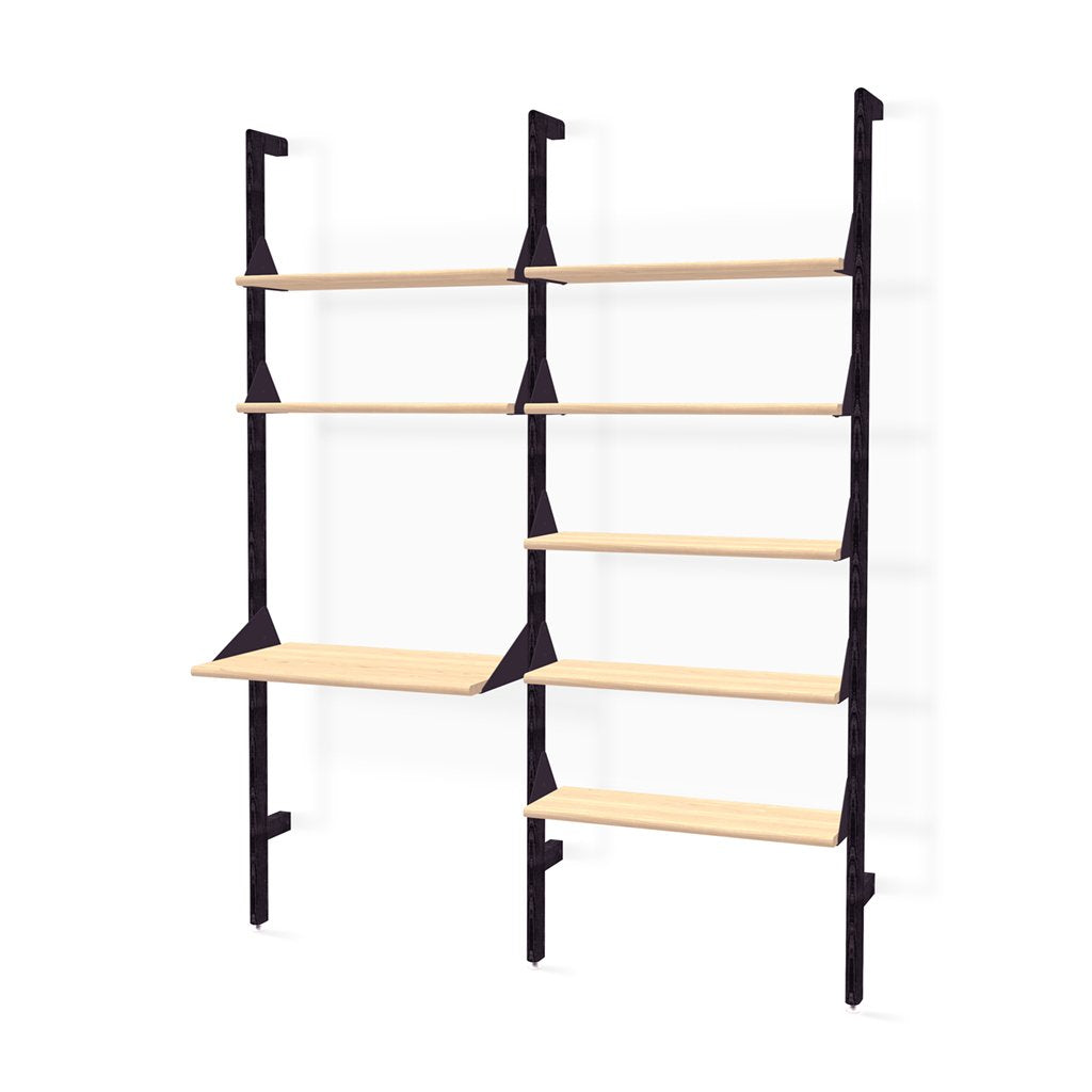 Branch-2 Shelving Unit with Desk